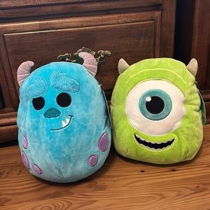 Mike & Sully Disney Squishmallows 10in